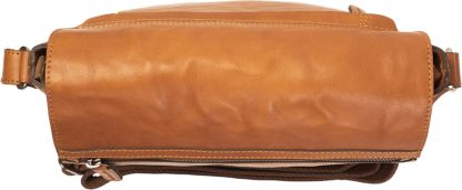 Chesterfield laptop schoudertas MARLEY cognac C001 - Afbeelding 6