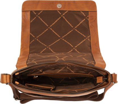 Chesterfield laptop schoudertas MARLEY cognac C001 - Afbeelding 3